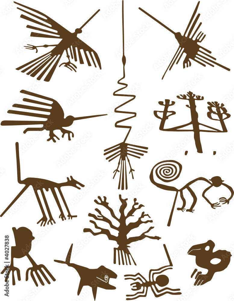 Nazca Lines - obrazy, fototapety, plakaty 