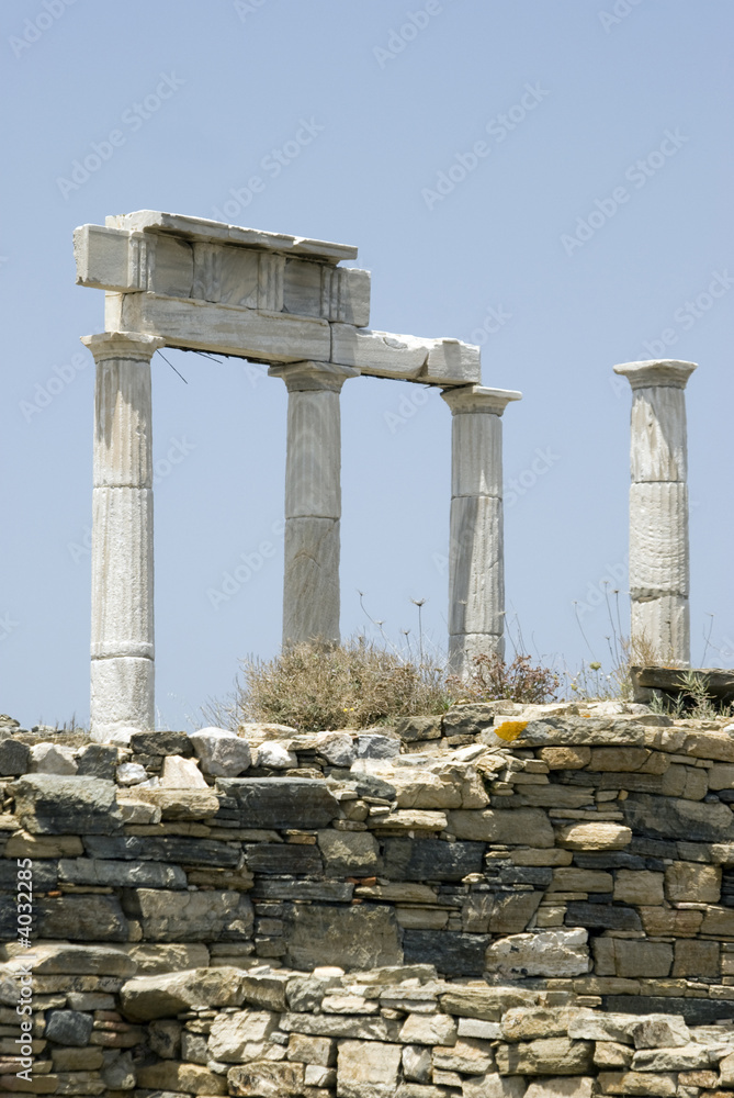 ancient ruins delos