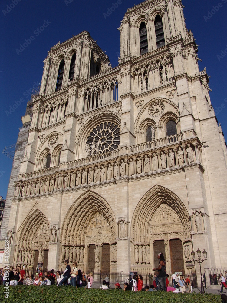 Notre Dame Towers, Paris, France