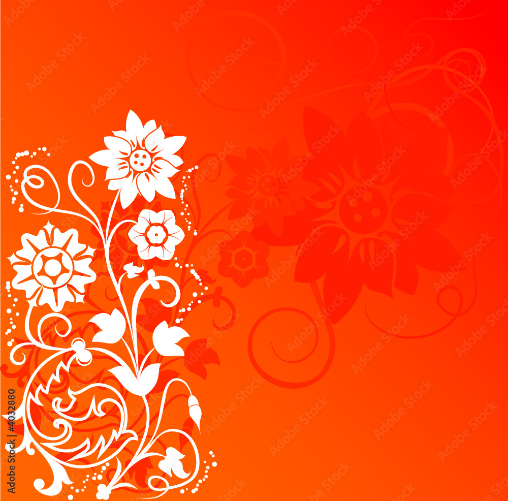 Flower background, element for design, vector illustration Flower background, element for design, vector illustration