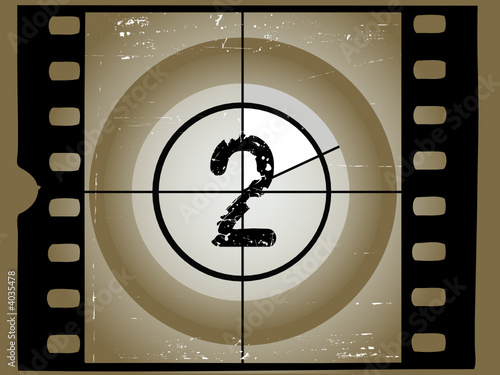 Film countdown at 2