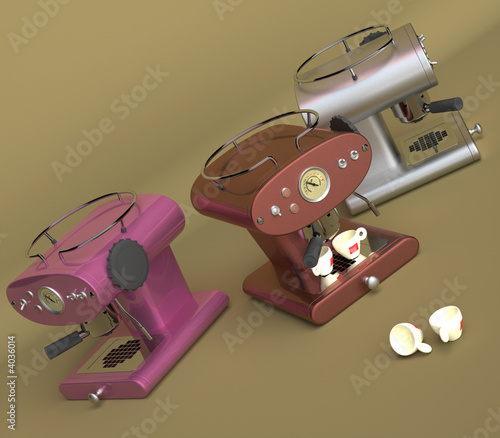 Three Espresso Machines