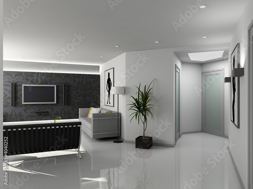 Modern home interior.