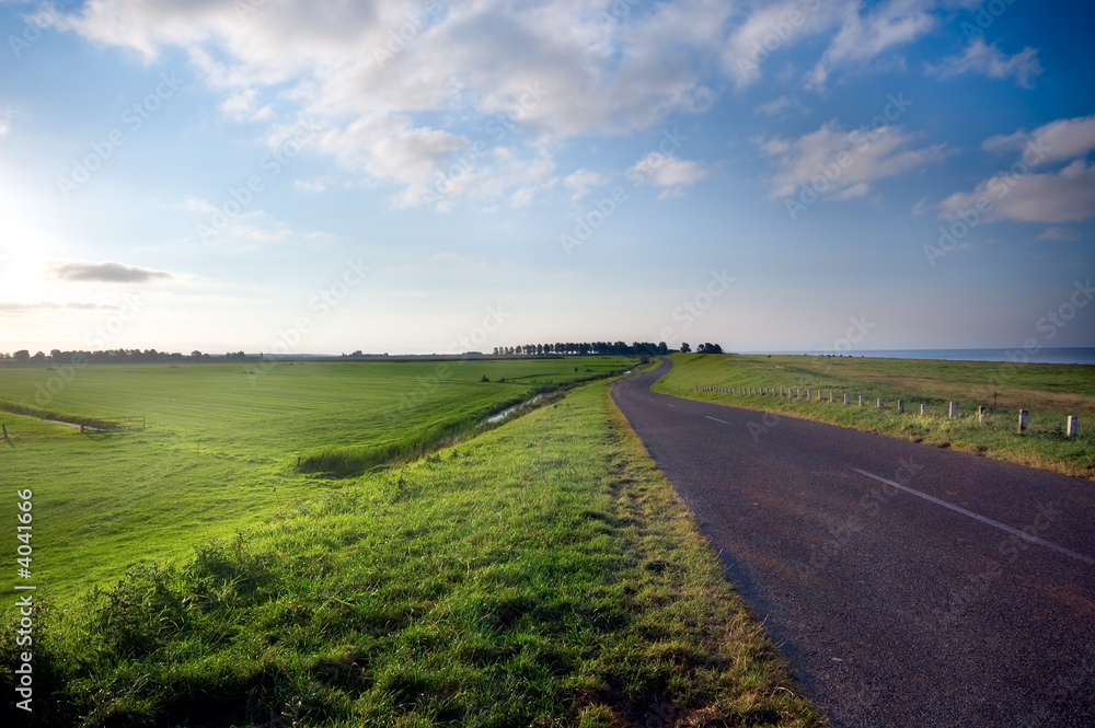 country road in the netherlands