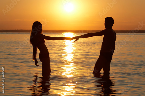 man and woman