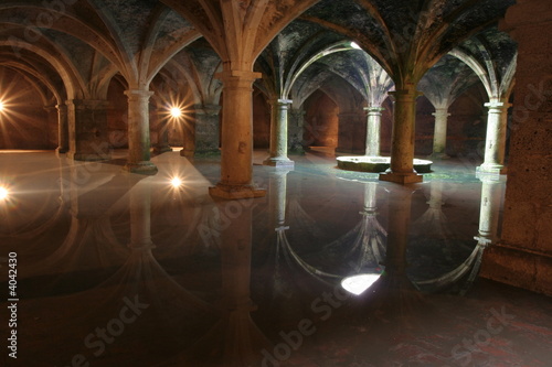 Vaults of cistern portugese in El Jadid, Morocco