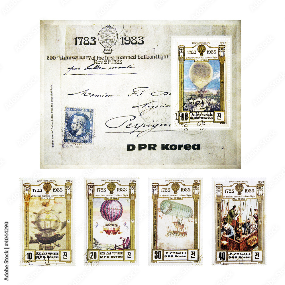 Vintage Stamps from DPR Korea