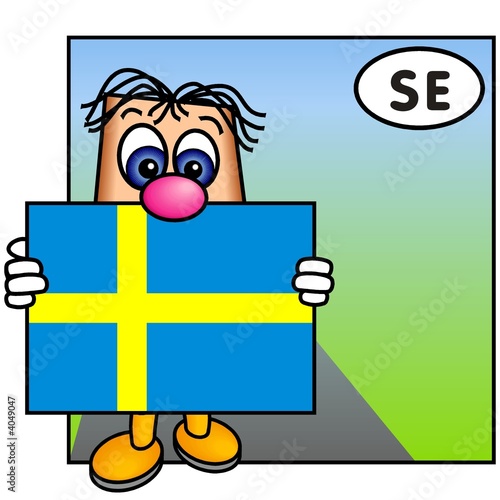 'Paley' Proudly Presents the Flag of Sweden photo