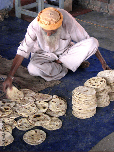 inde - amritsar - chapati photo