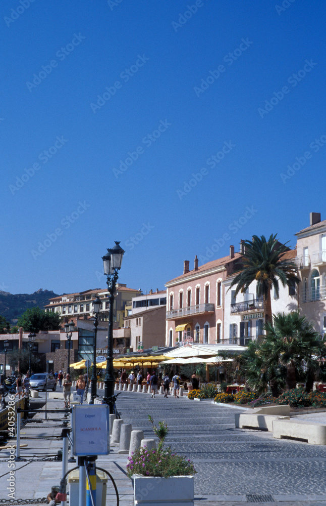 Naklejka premium Corsica Calvi