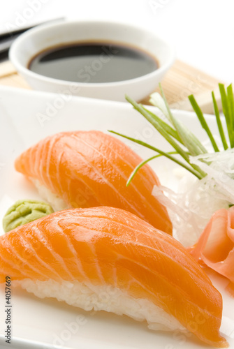 salmon sushi