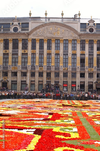 fête des fleurs sur la grand place de Bruxelles