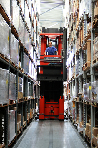 Busy warehouse