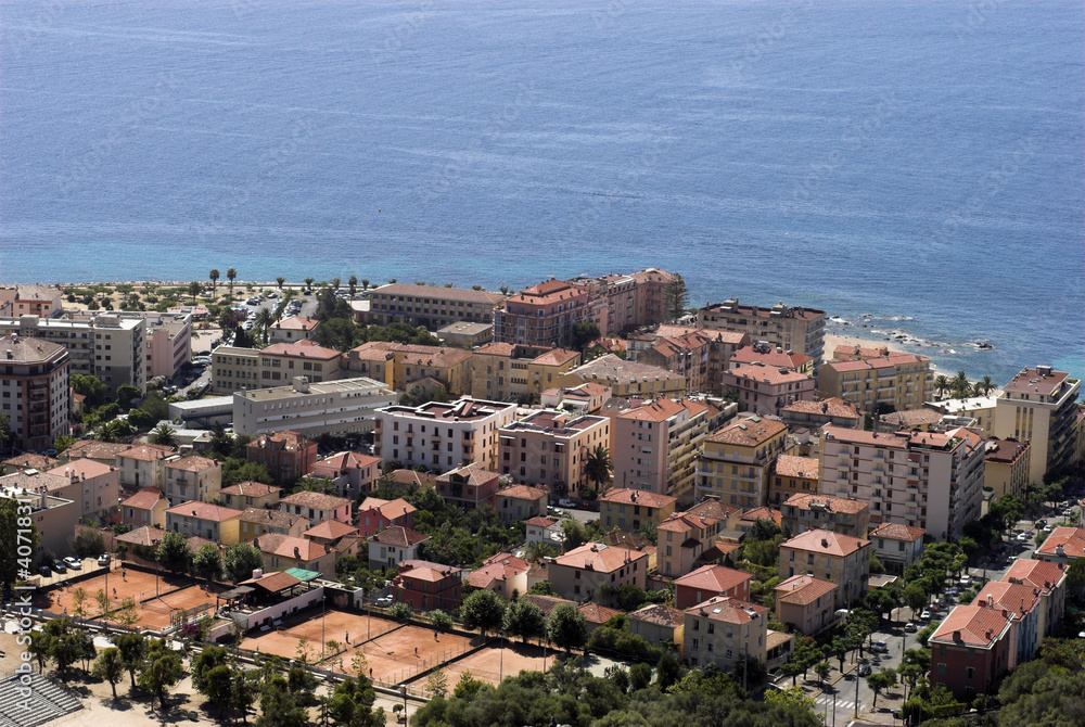 Mediterranean Coastline View	