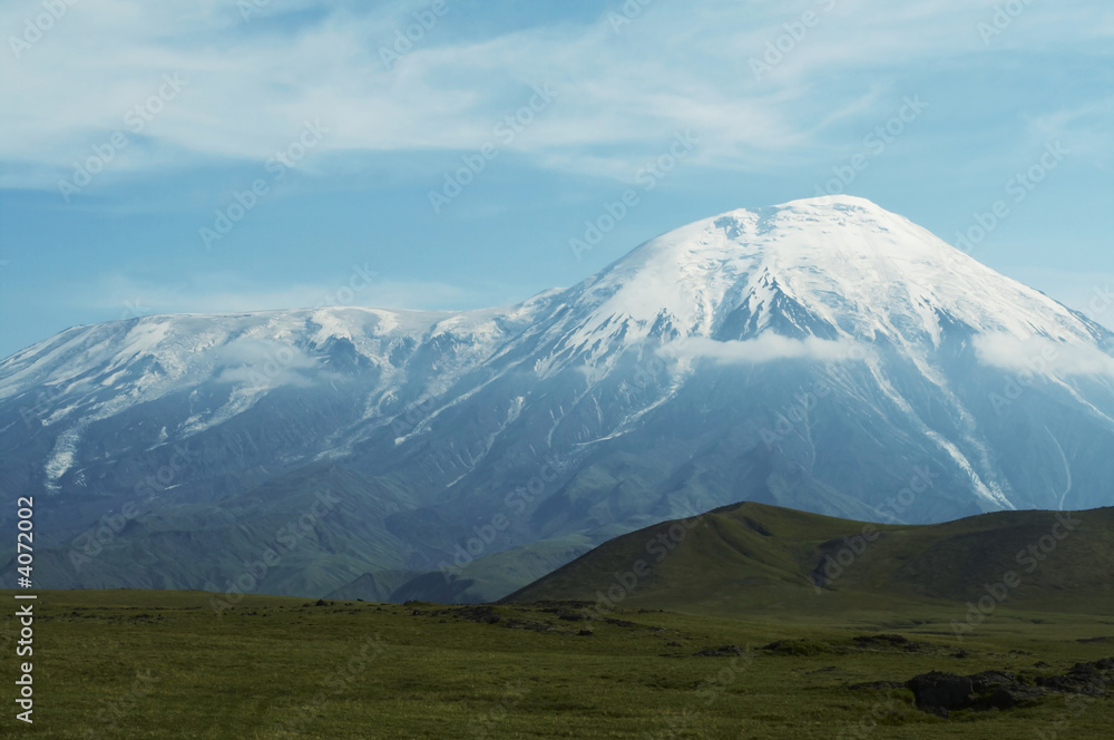 Volcano Tolbachik on Kamchatka