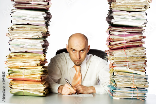 Overworked administrator