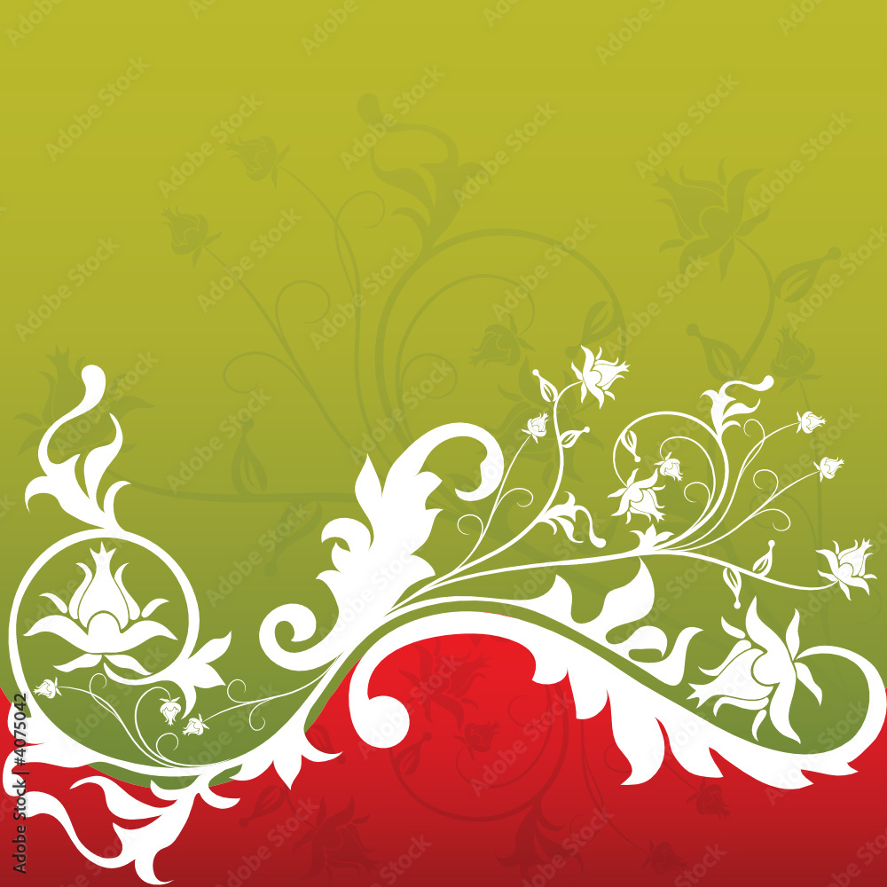Floral abstract background, vector Floral abstract background, vector