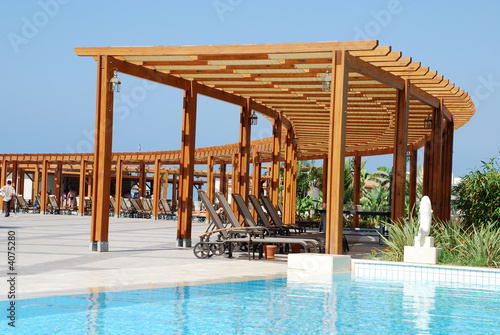 summer morning in hotel