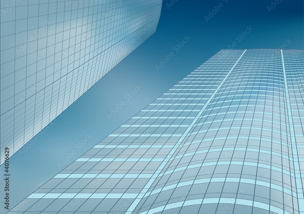 Skyscrapers B - Highly detailed vector illustration. Skyscrapers B - Highly detailed vector illustration.
