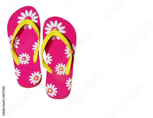 Isolated Pretty Flip Flops
