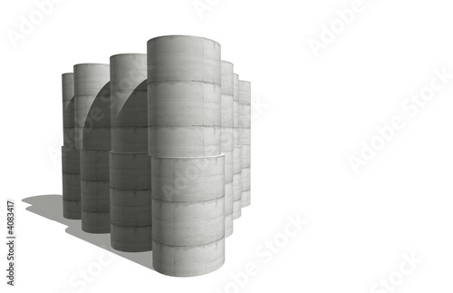 tuyaux de canalisation en beton