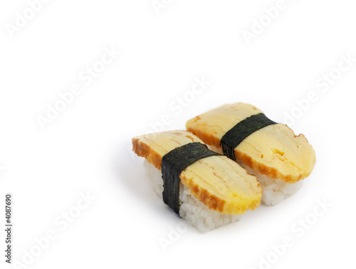 Tamago (cooked egg) Nigiri Sushi