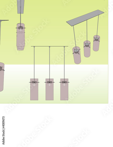 vector de lamparas