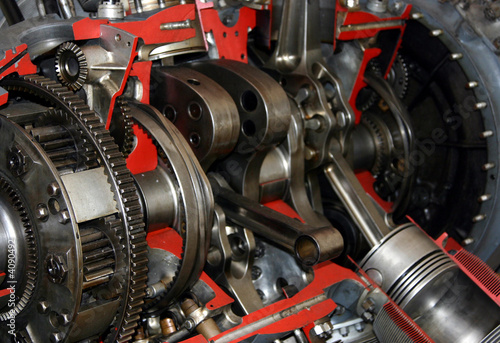 Piston engine detail