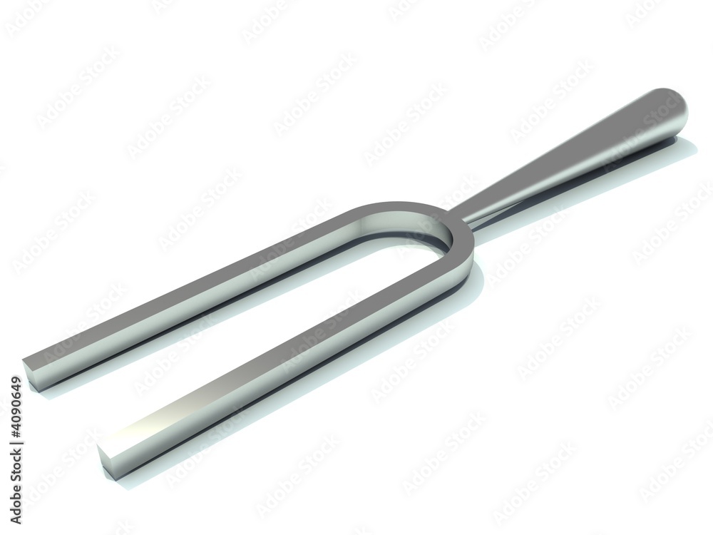 music professional tuning fork from stainless steel