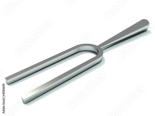 music professional tuning fork from stainless steel