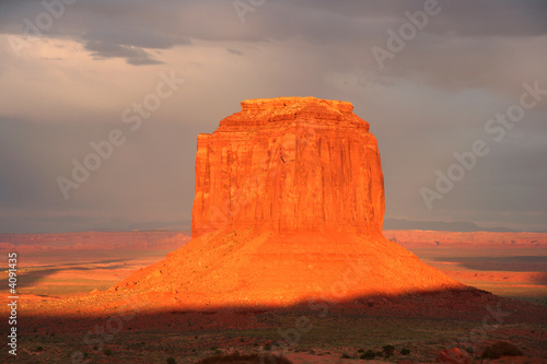 Monument valley at sunset