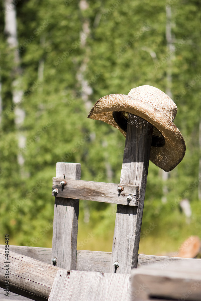 Cowboy Hat On Post Cowboy Hat On Post