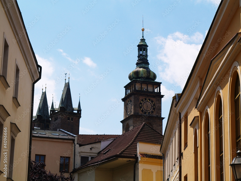 Obraz premium old czech street