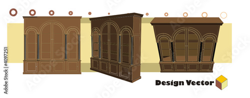 vector de muebles