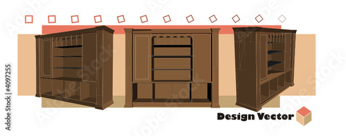 vector de muebles