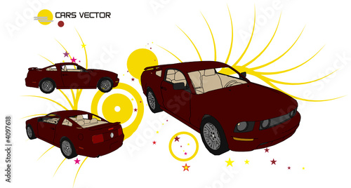 vector de automovil