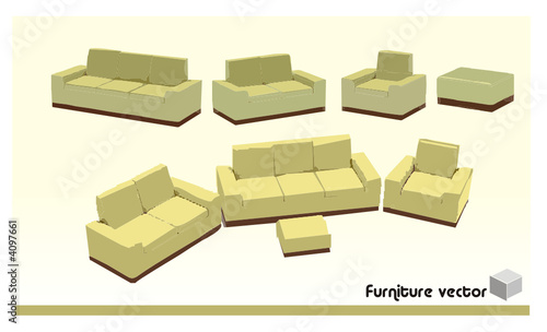 vector de sofa