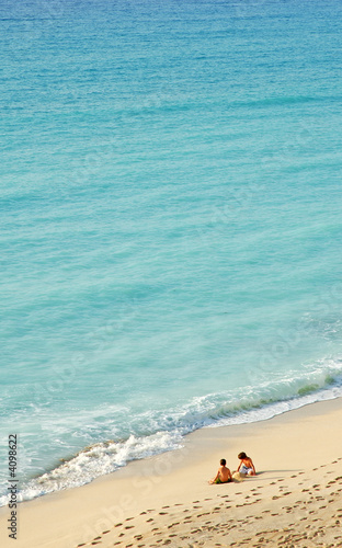the beach in the caribbean