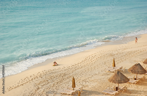 the beach in the caribbean