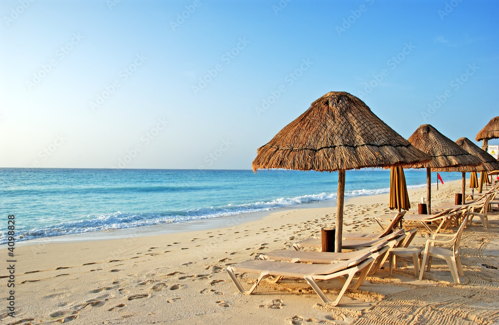 the beach in the caribbean