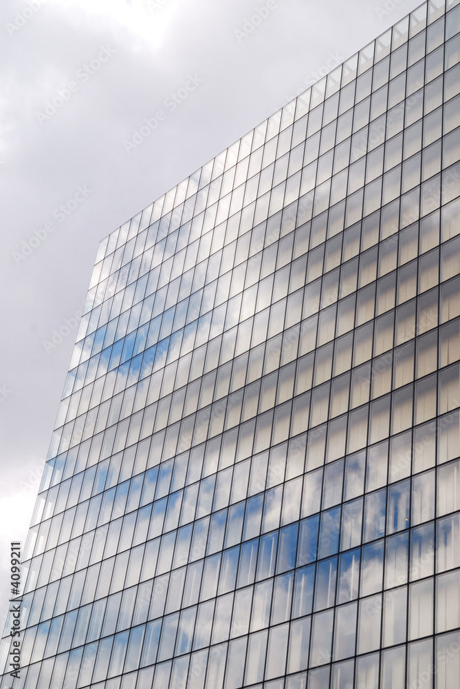 white building and window on blue sky white building and window on blue sky