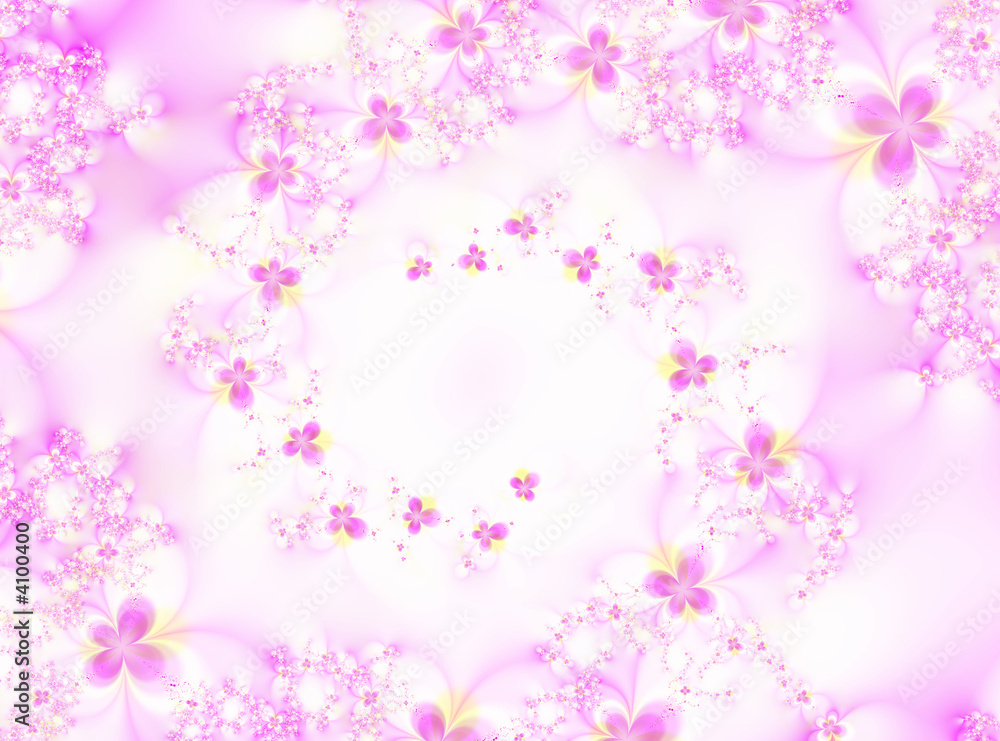 Swirl of flowers. Roseate dream Swirl of flowers. Roseate dream