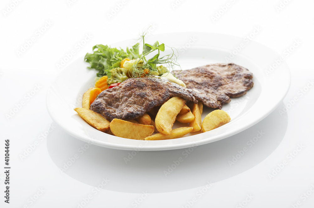 Steak on the plate Steak on the plate