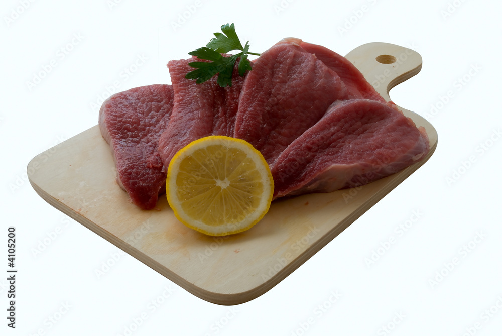 Fresh meat on the board