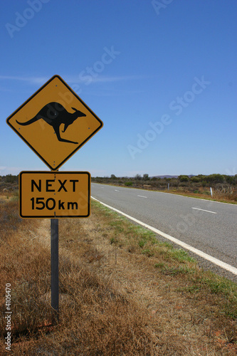 Straße im Outback Australiens