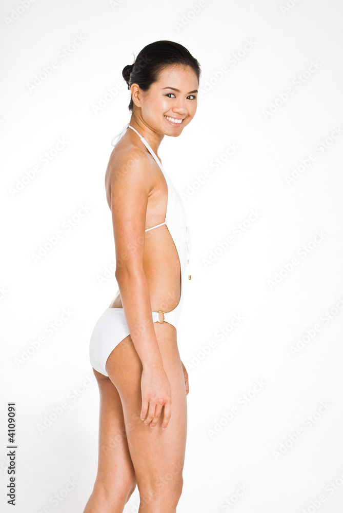Fototapeta premium Side profile bikini