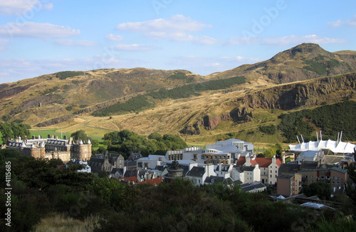 Panorama Holyrood park Edinburgh