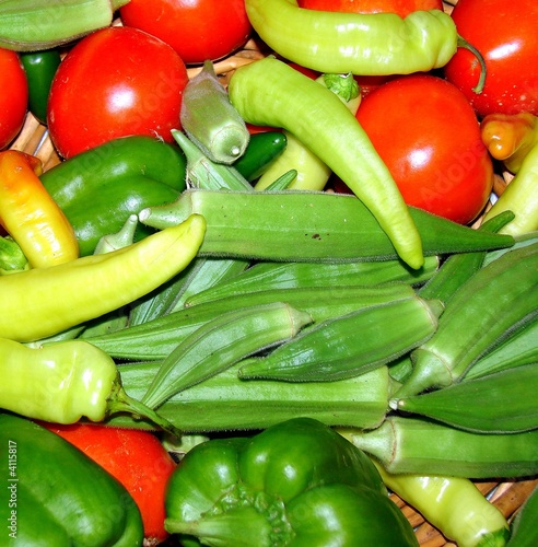 Beautiful,Healthy,Colorful Mix of Various Vegetables