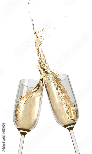 Toasting Champagne Flutes