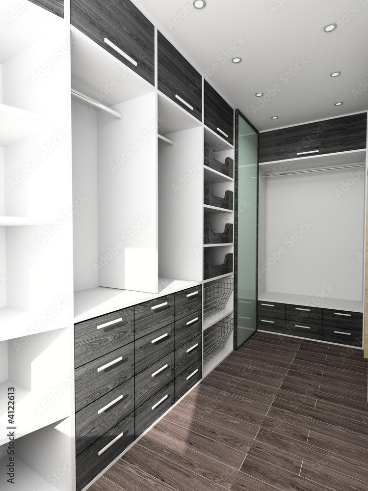Big closet in home interior Big closet in home interior